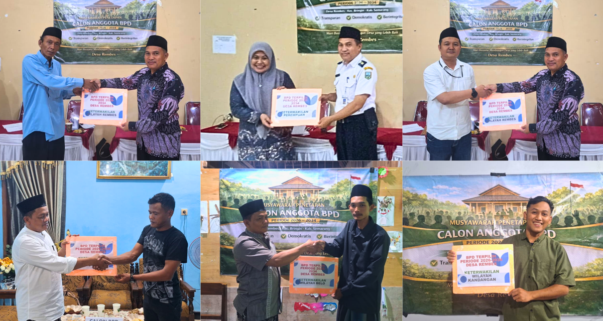 Pemilihan BPD Desa Rampung, Tujuh Anggota Terpilih