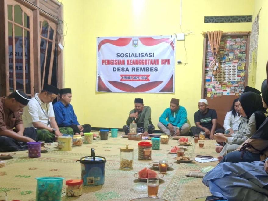 Sosialisasi Rekrutmen BPD Desa Rembes Tuntas Digelar di Seluruh Dusun